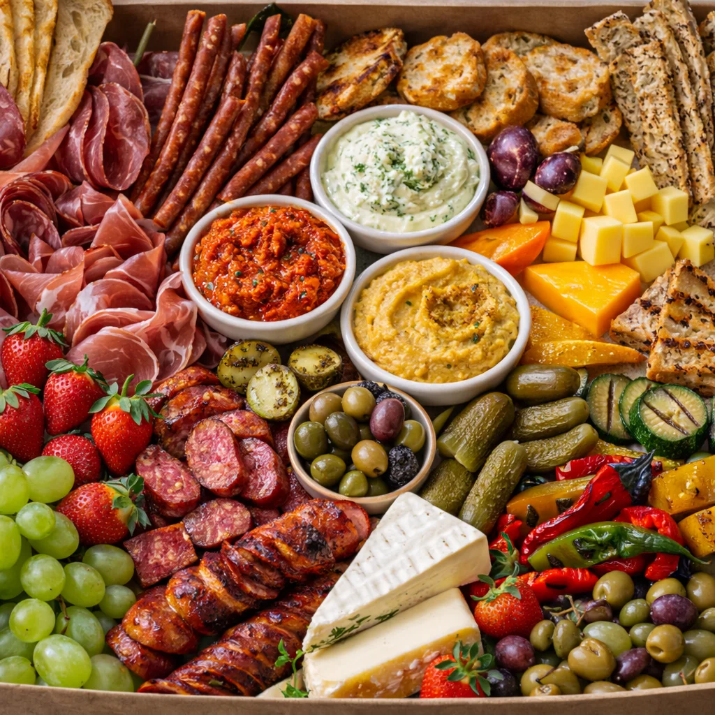premium charcuterie platter catering grazing board
