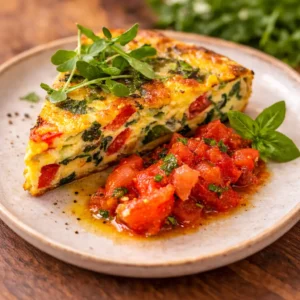 vegetable frittata catering platter