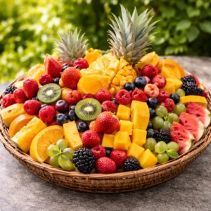 fresh fruit platter catering dessert platter