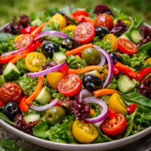 gourmet country salad catering platter