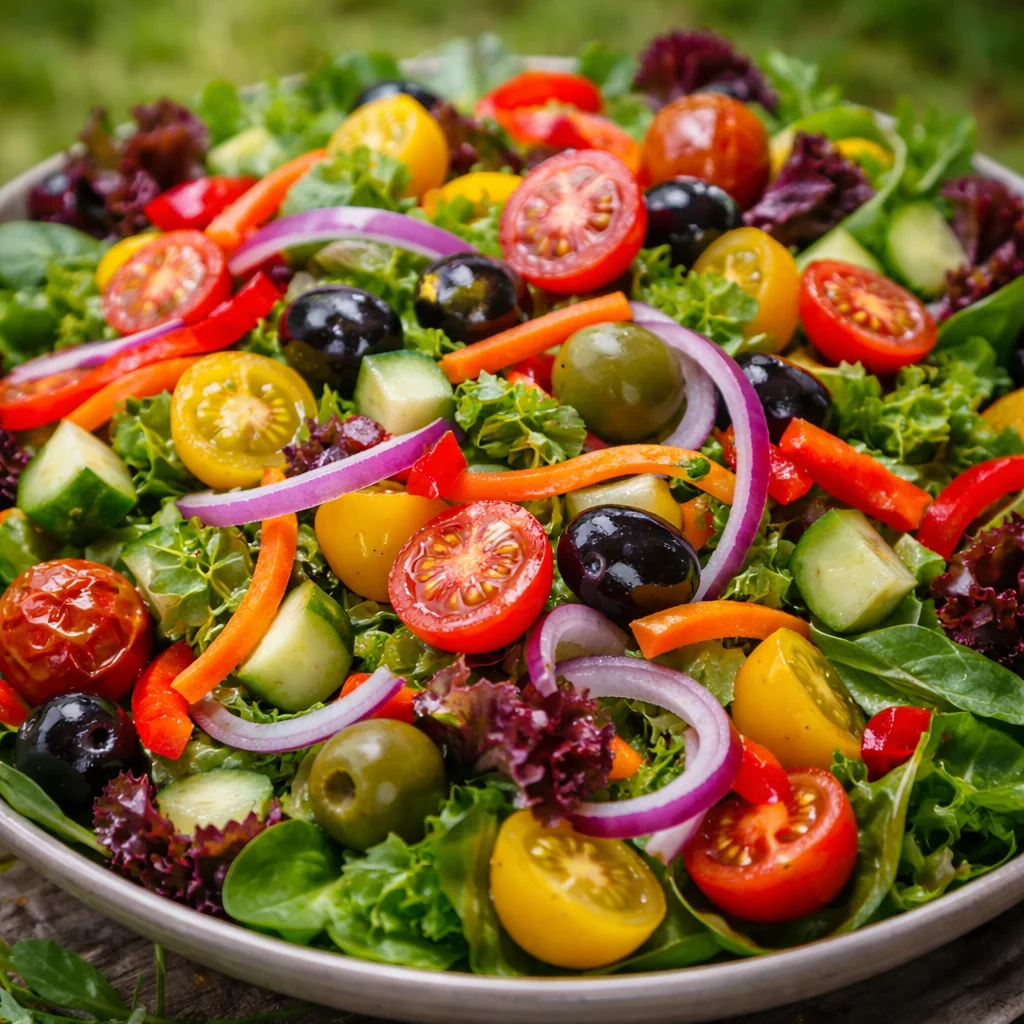 gourmet country salad catering platter